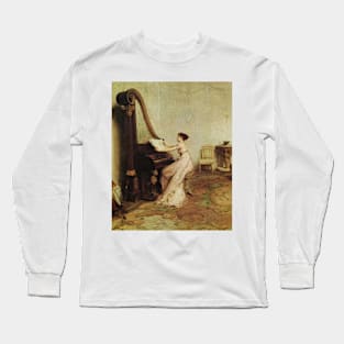 Music When Soft Voices Die, Vibrates In The Memory by William Quiller Orchardson Long Sleeve T-Shirt